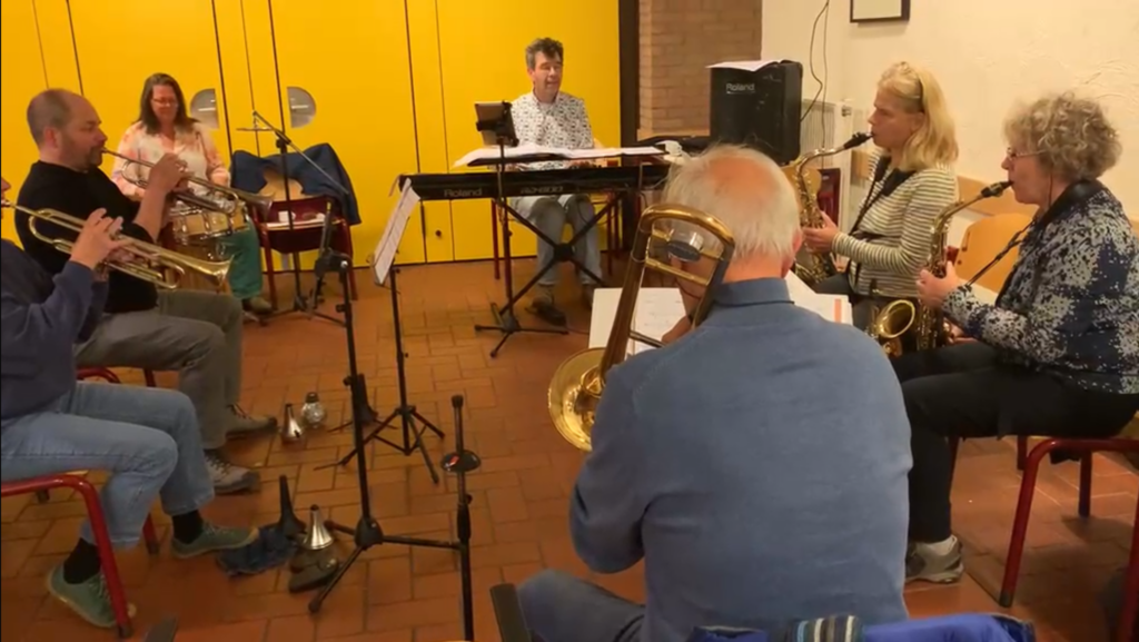 De Broodwinkel - muziekrepetitie blaasorkest